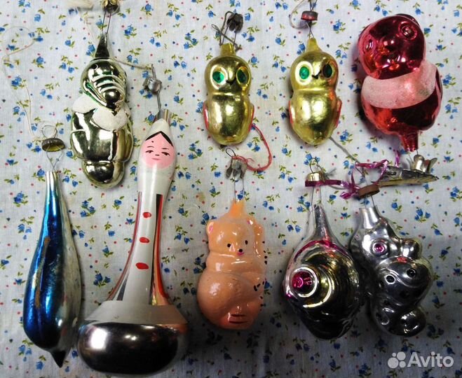 Елочные игрушки СССР