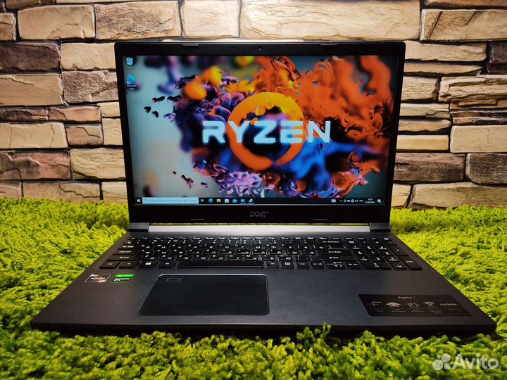 Мощный Тонкий Acer Ryzen 5 3550 16Gb Vega8+GTX1650