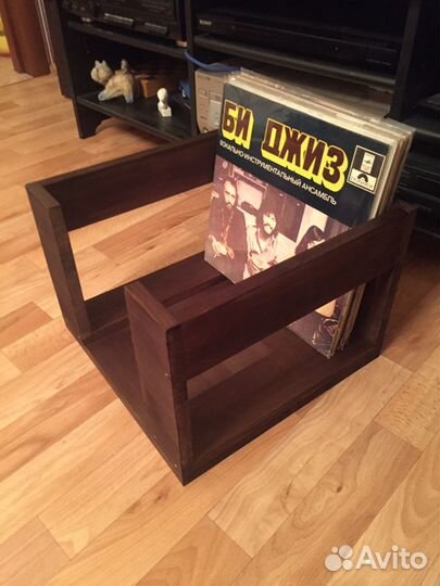 Ящик для виниловых пластинок