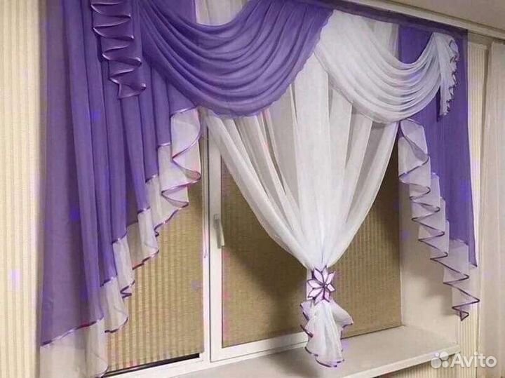 Тюль на кухню