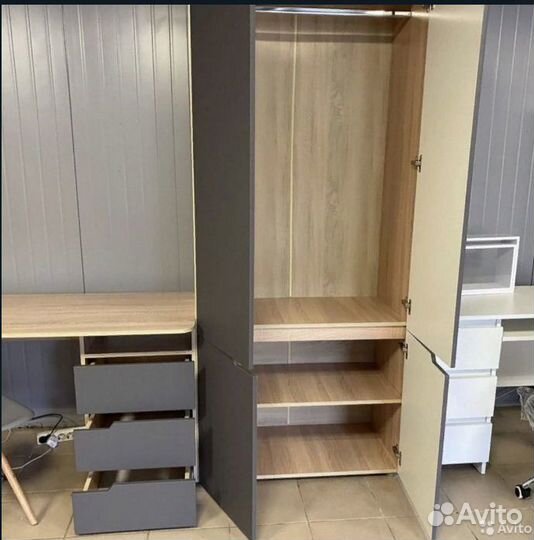 2х-створчатый шкаф +стол Анталия
