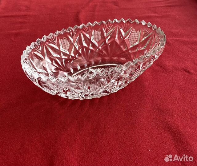 Хрустальное блюдо СССР