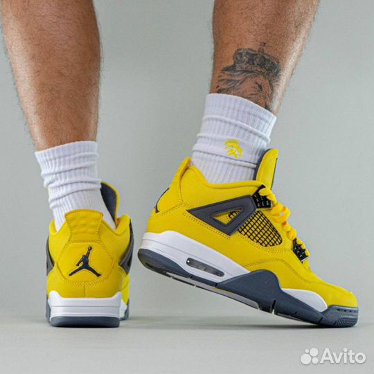 Кроссовки Air Jordan 4 Lightning (41-45)