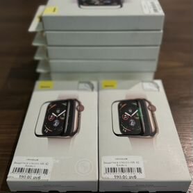 Лот 5шт; Защитное стекло Apple Watch 42 Baseus