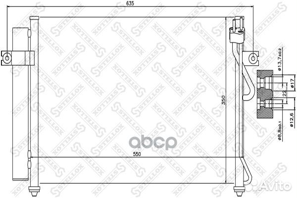 10-45028-SX AVA HY5090oehy-976061C350 радиат