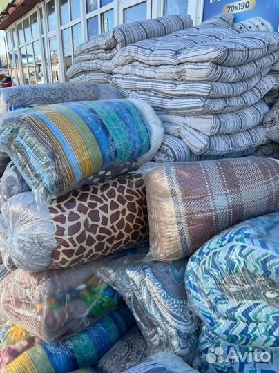 Матрас ватный армейский тик