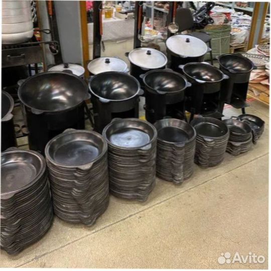 Казан чугунный узбекский