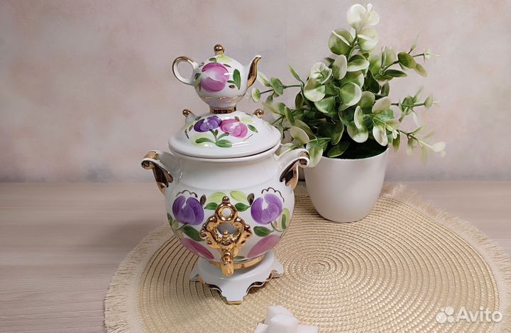 Сахарница-самовар Сысертского завода СССР