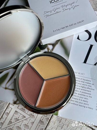 Бронзер, румяна, хайлайтер