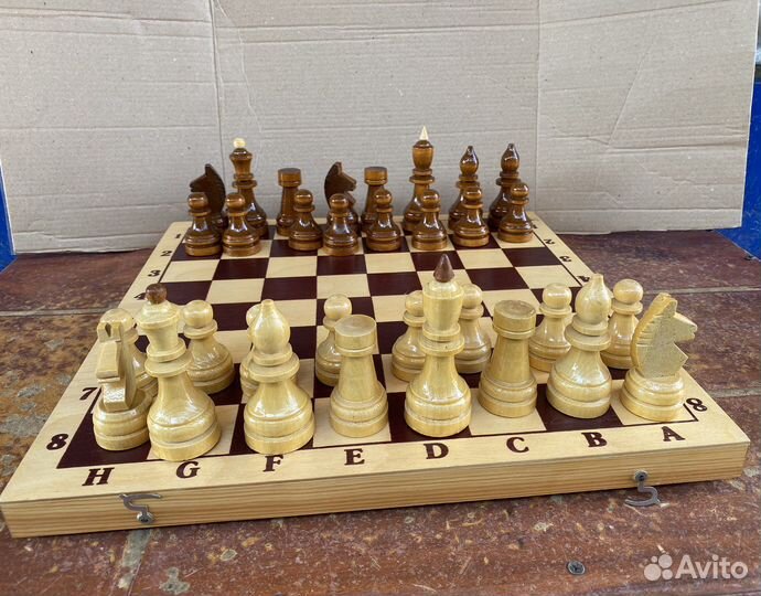 Шахматы деревянные большие СССР