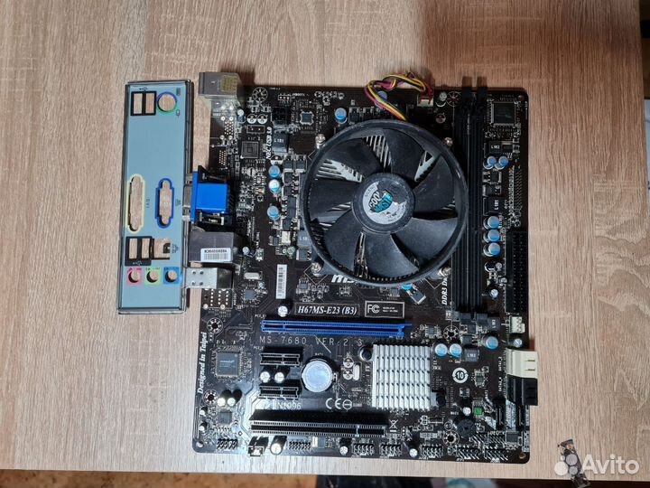 Материнская плата с процессором LGA1155