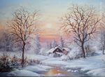 Картина Мягкая зима