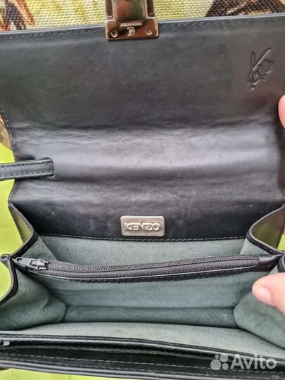 Барсетка мужская, Kenzo, кожа