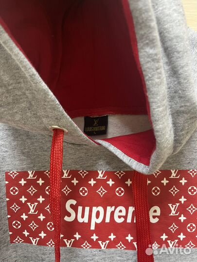 Худи louis vuitton supreme