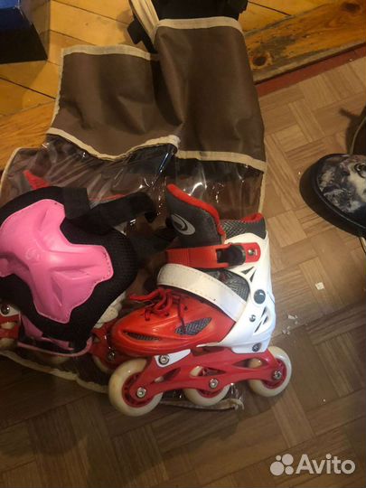 Детские ролики и защита