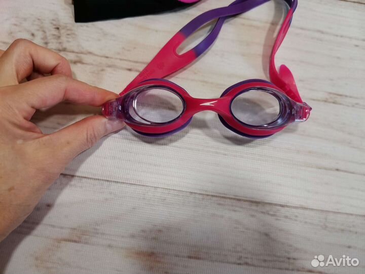 Очки для бассейна детские розовые Speedo 2-6лет