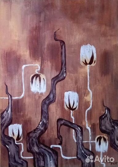 Авторская картина для интерьера 70х50 акрил
