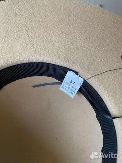 Шляпа женская бежевая