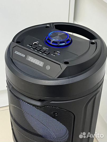 Мощная блютуз колонка с караоке ZQS6209 (гарантия)
