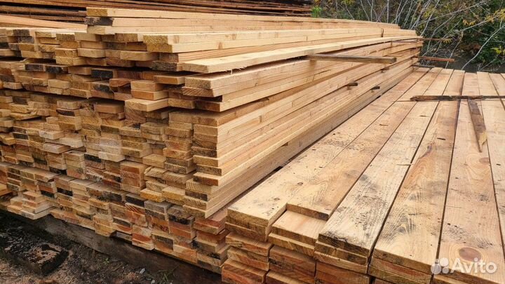 Доска обрезная 40х150 6м 1й сорт