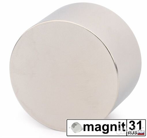 Неодимовый магнит диск 50x30мм. сила130кг