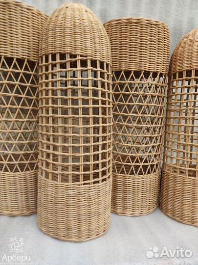 Абажур Бра Светильник из бумажной лозы