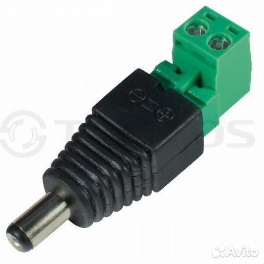 Разъем TS DC штекер питания с клеммной колодкой, д