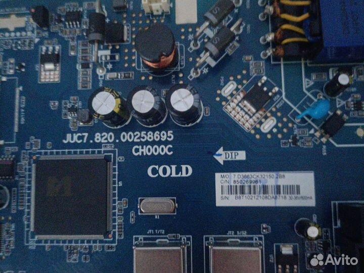 Плата cv3663c-k32 juc7.820.00258695