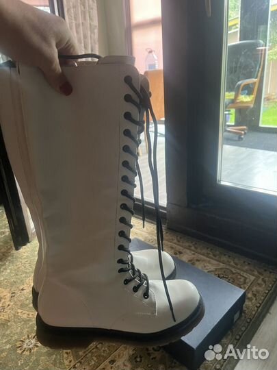 Ботинки сапоги на шнурках 41