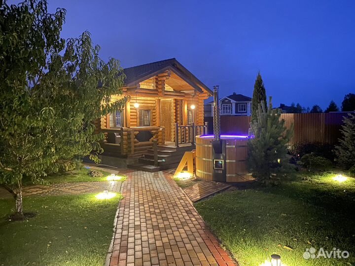 Баня на дровах + Купель