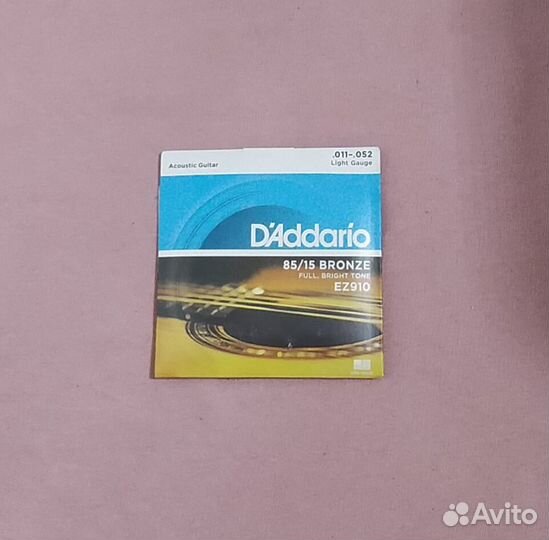 Струны, бронзовые, D'addario