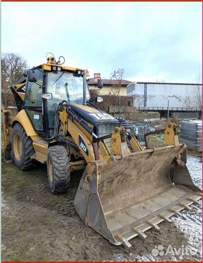 Правое стекло на экскаватор-погрузчик Caterpillar 428e 432e 434e 444e