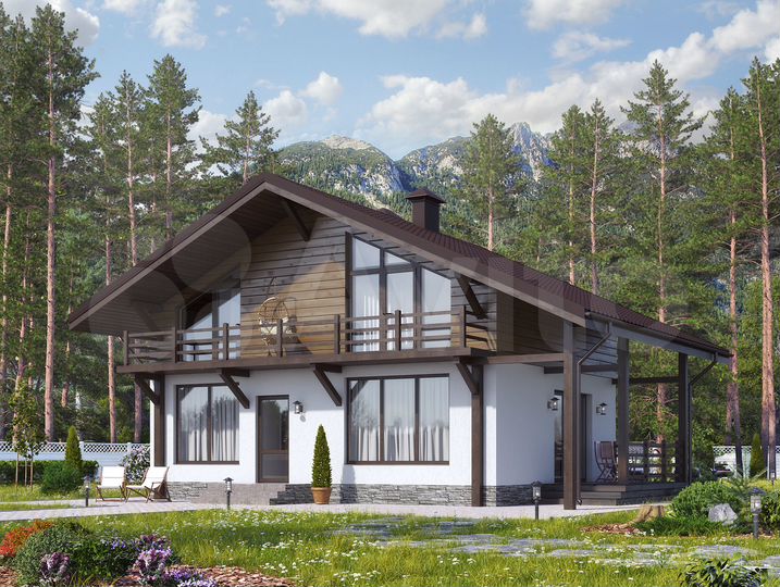 Дом 102 м² на участке 6 сот.