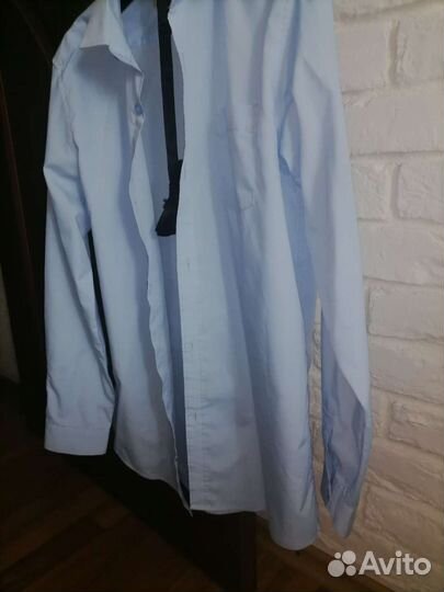 Рубашка Царевич голубая