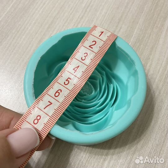 Форма роза для мыла