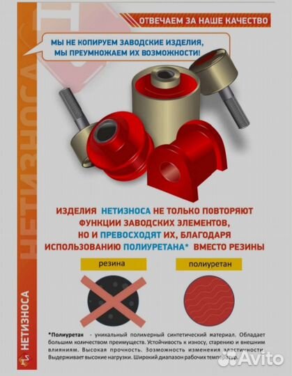 Стойка стабилизатора полиуретан поло рапид