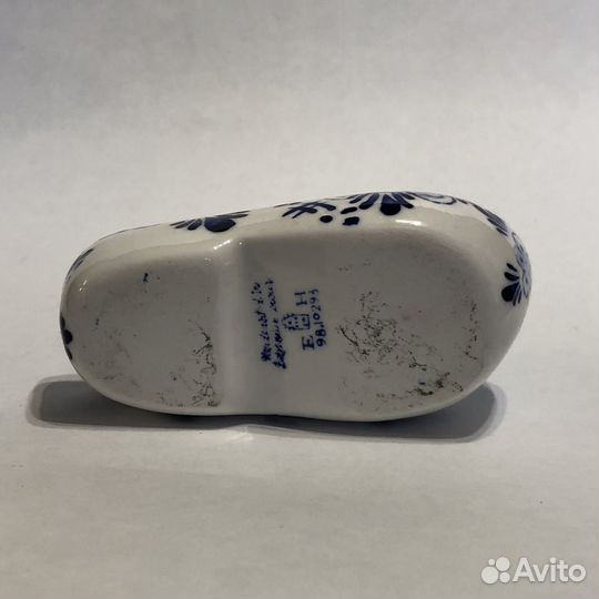 Башмачок Делфт фарфор