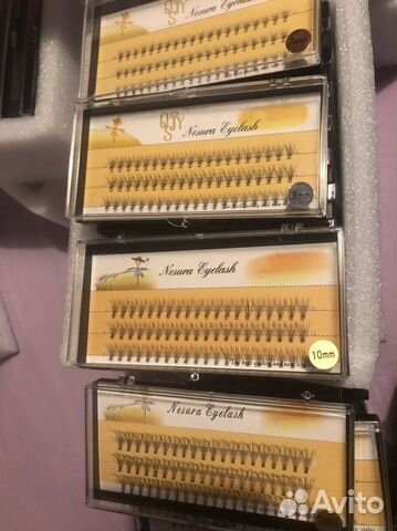 Накладные ресницы пучки Nesura