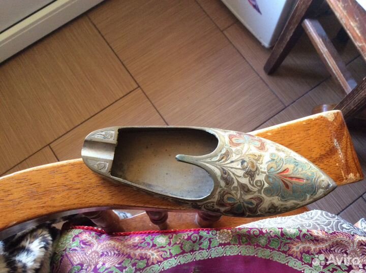 Пепельница латунь Индия винтаж