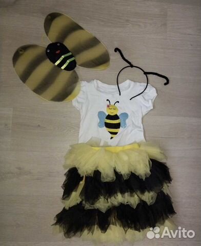 Карнавальный костюм пчёлка для девочки 98