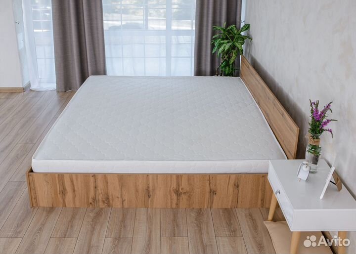 Кровать с матрасом 200 на 200 Парма