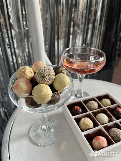 Конфеты ручной работы /шоколад/сырные трюфели