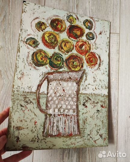 Объемная картина стиль лофт от художника