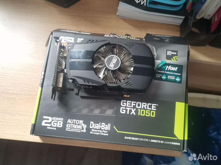 Видеокарта gtx 1050 asus