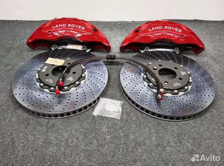 Комплект тормозов akebono 10 поршней vag bmw