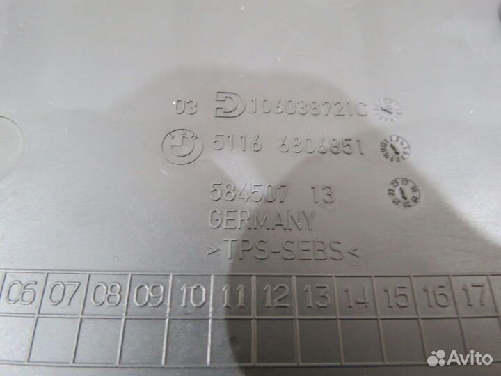 Коврик подлокотника BMW 3 G20