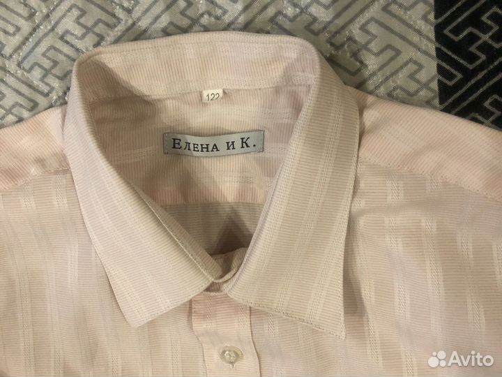 Цена за две рубашки+жилет на 7-9лет