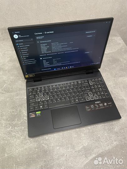 Ноутбук acer nitro 5