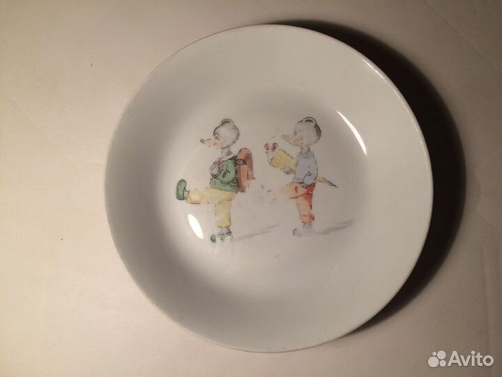 Детская тарелка colditz. Made in GDR