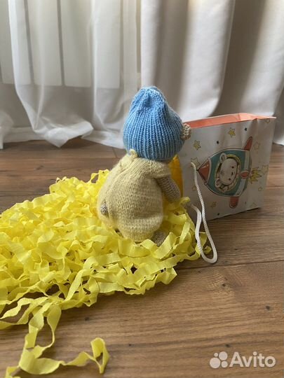 Вязанная игрушка Медвежонок. Handmade